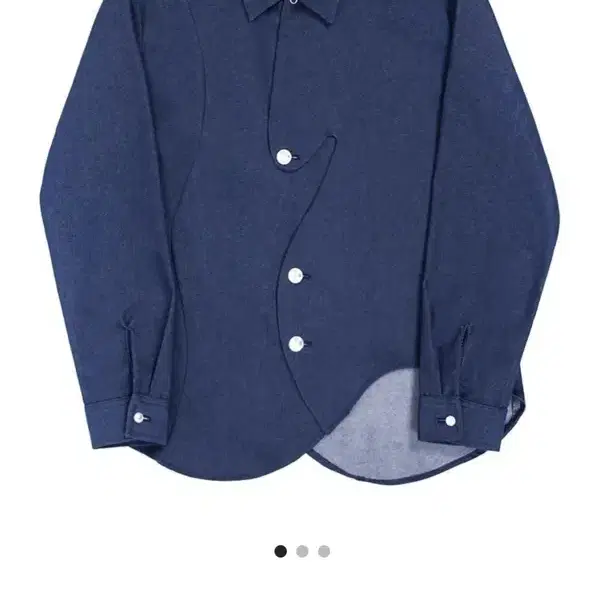 리젤서비스 Curved 3-Button Shirt