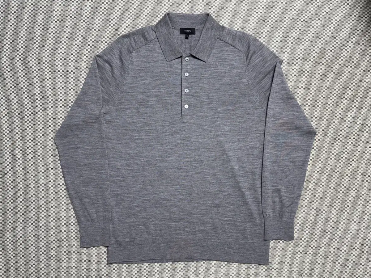 [M] Terry Regal wool polo long sleeve (100% wool) S grade