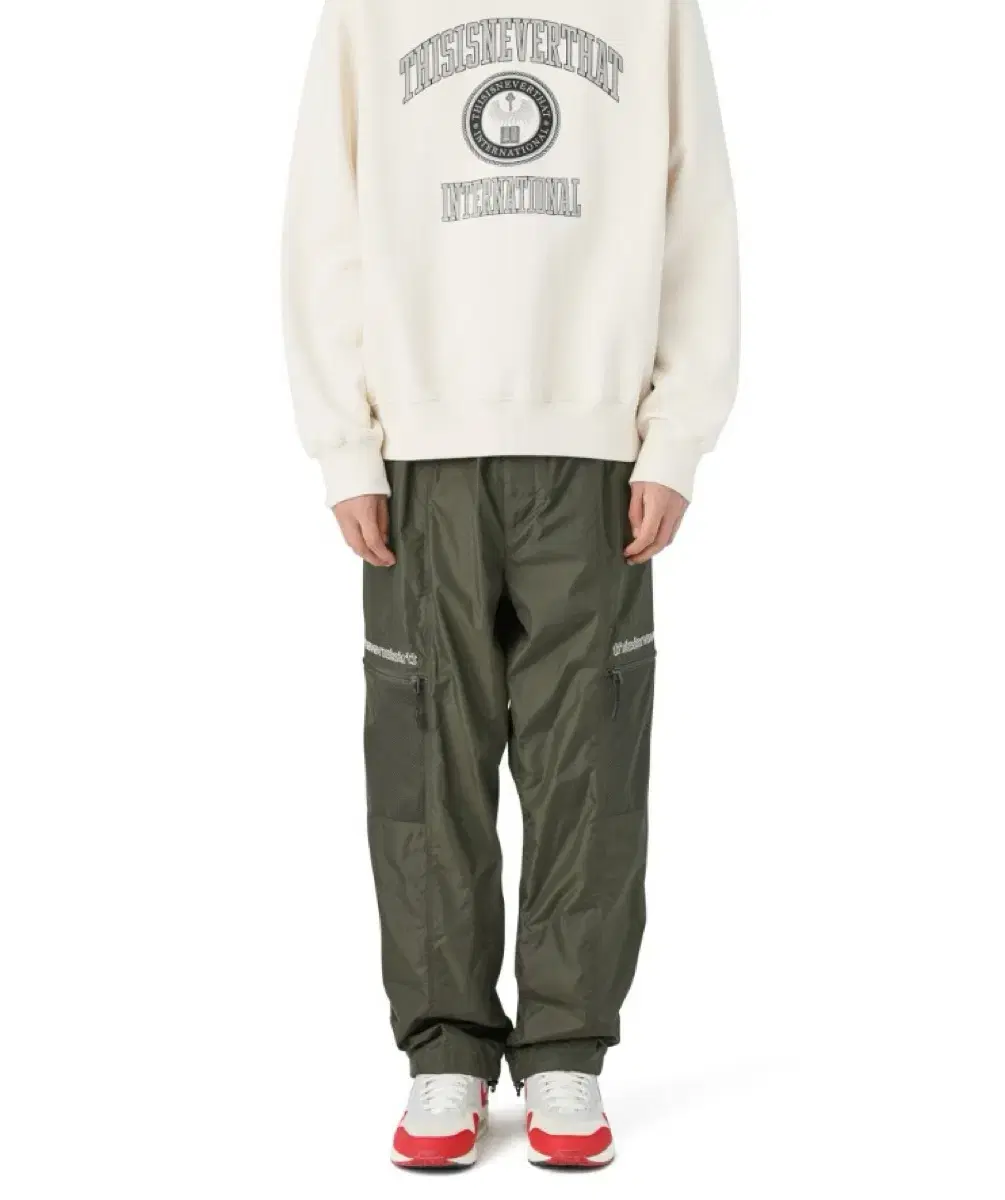 [M] This Is Never That Nylon Windbreaker Olive Pants