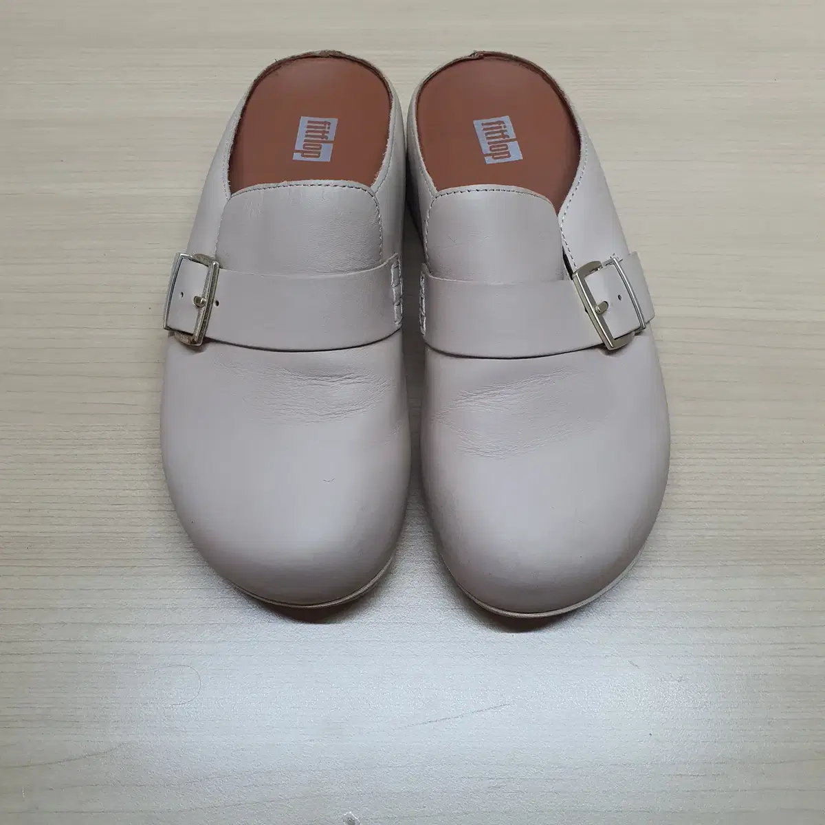 핏플랍 FITFLOP 뮬슬리퍼 클로그 슈브 버클 스트랩 가죽