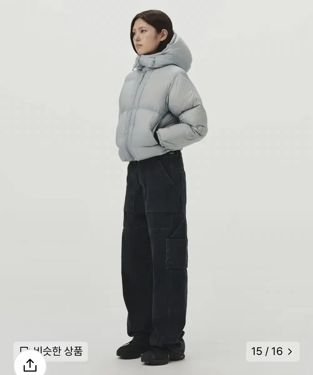 [누마레 ee] WOMENS DOWN PAKA GREY