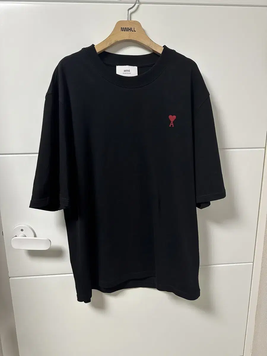 Ami Ami Vahn Short Sleeve Tee (Noir 23FW)