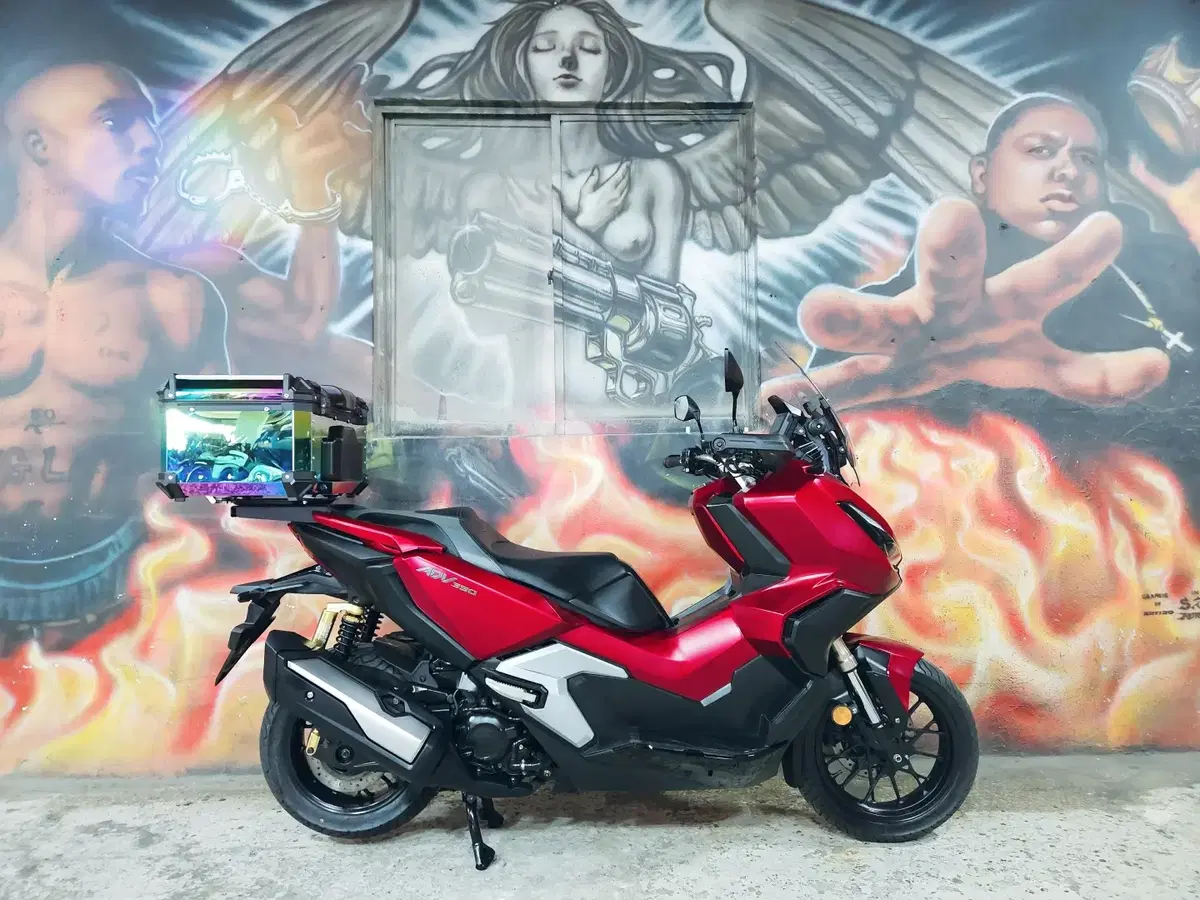 혼다ADV350CC/레드/22년식/56511KM/오토바이/어드방/스쿠터/