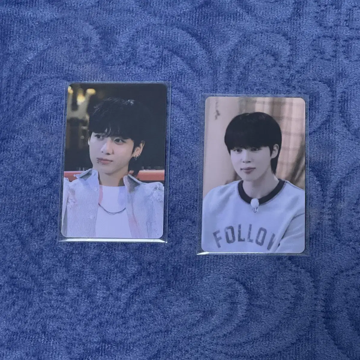 Jungkook jimin Exhibition tickets photocard WTS