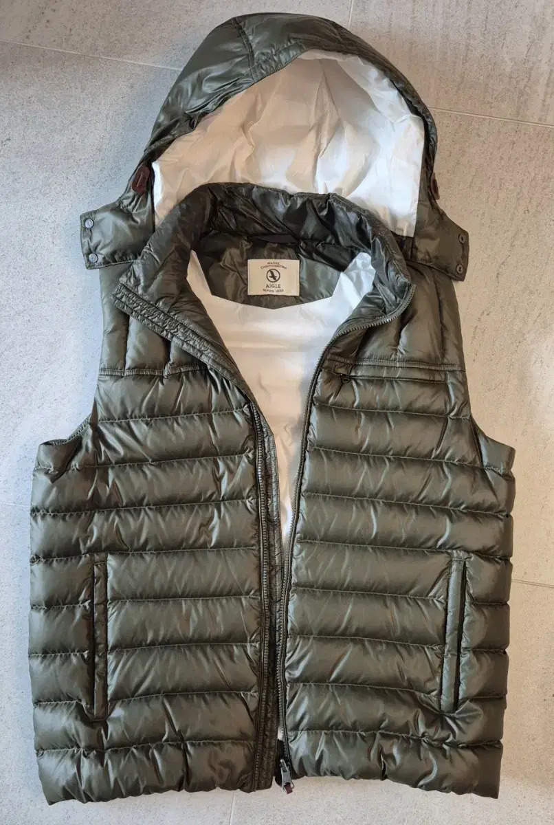 Aigle Goose Padded Hooded Vest