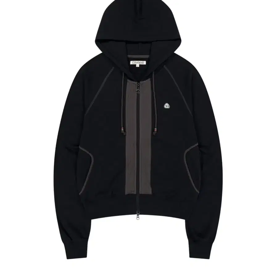 코이세이오 PUCKERING HOOD ZIP-UP BLACK / 2