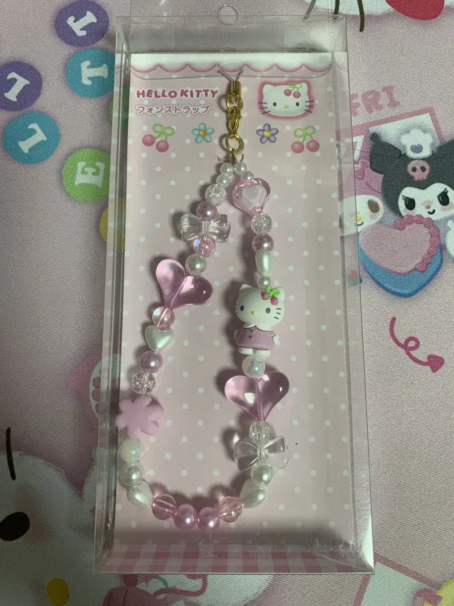 (Unsealed New) Hello Kitty Kitty Cherry Strap