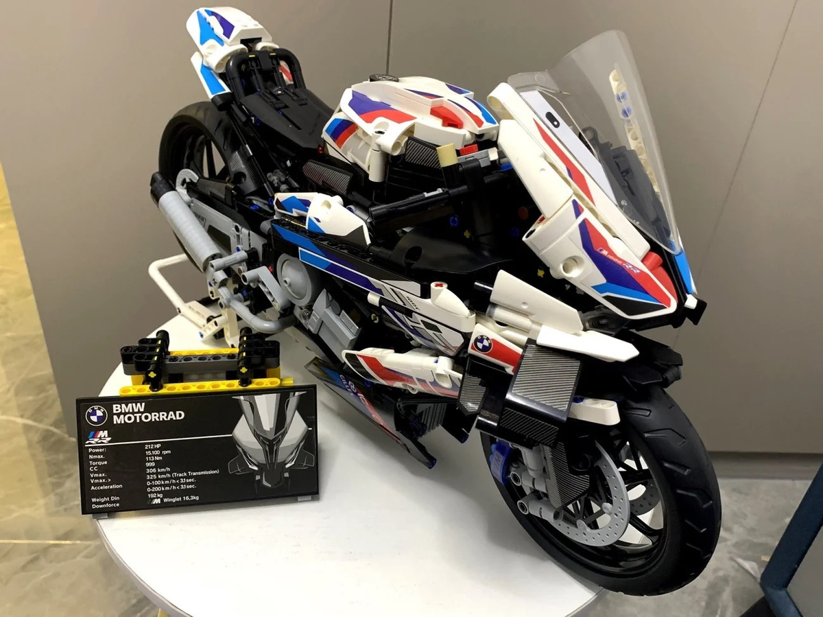 (풀박스)BMW M1000RR 모터사이클 고퀄리티 블록 레고 오토바이완구