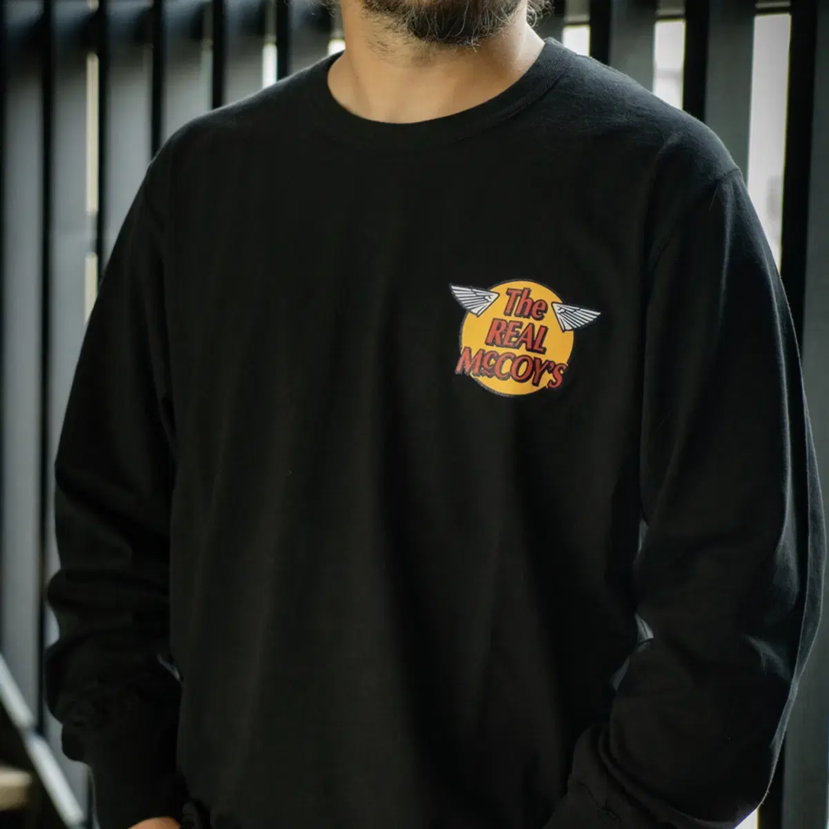 Real McCoy Logo Long Sleeve T-Shirt