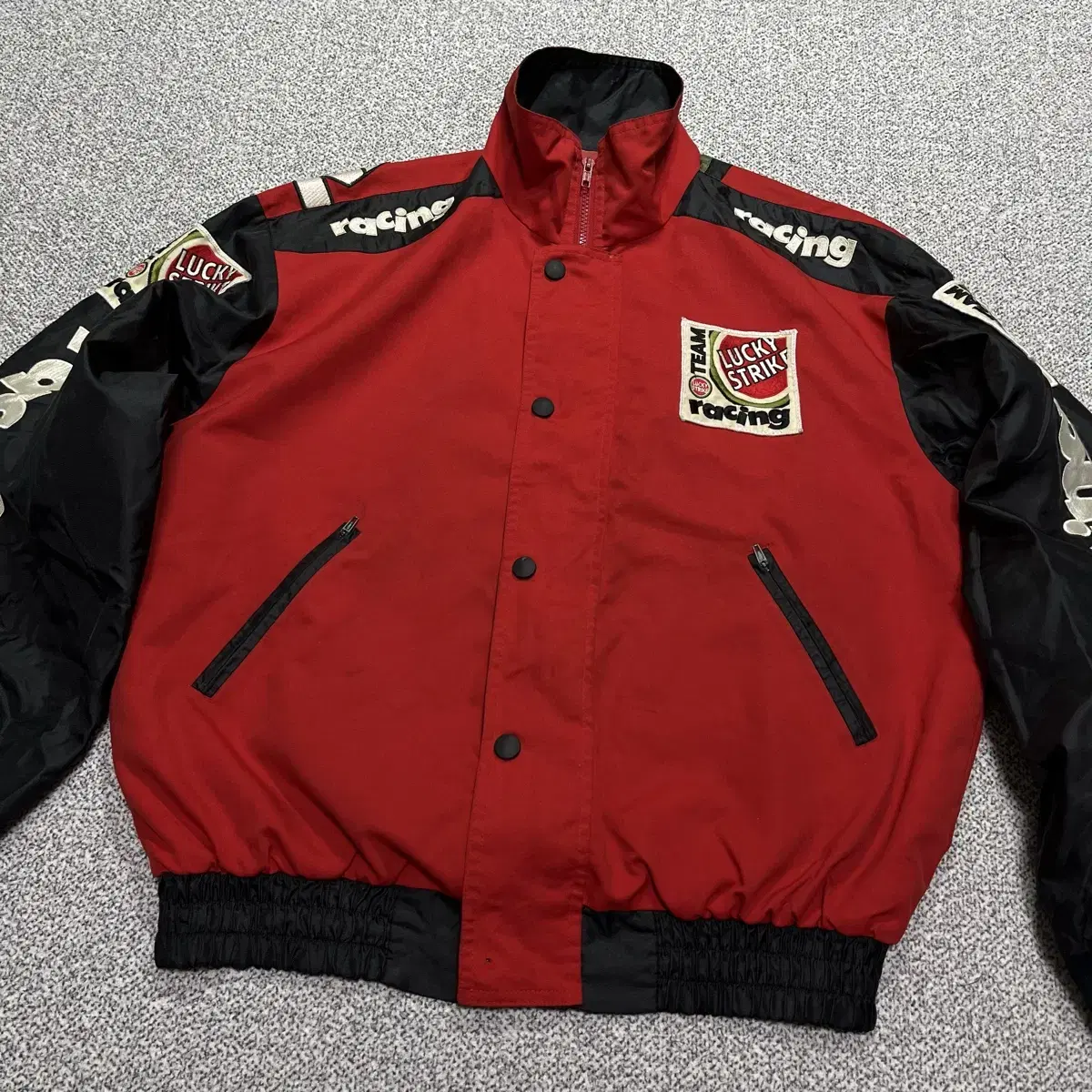 90s Suzuki Team 스즈키 럭키스트라이크 레이싱 자켓(XL)