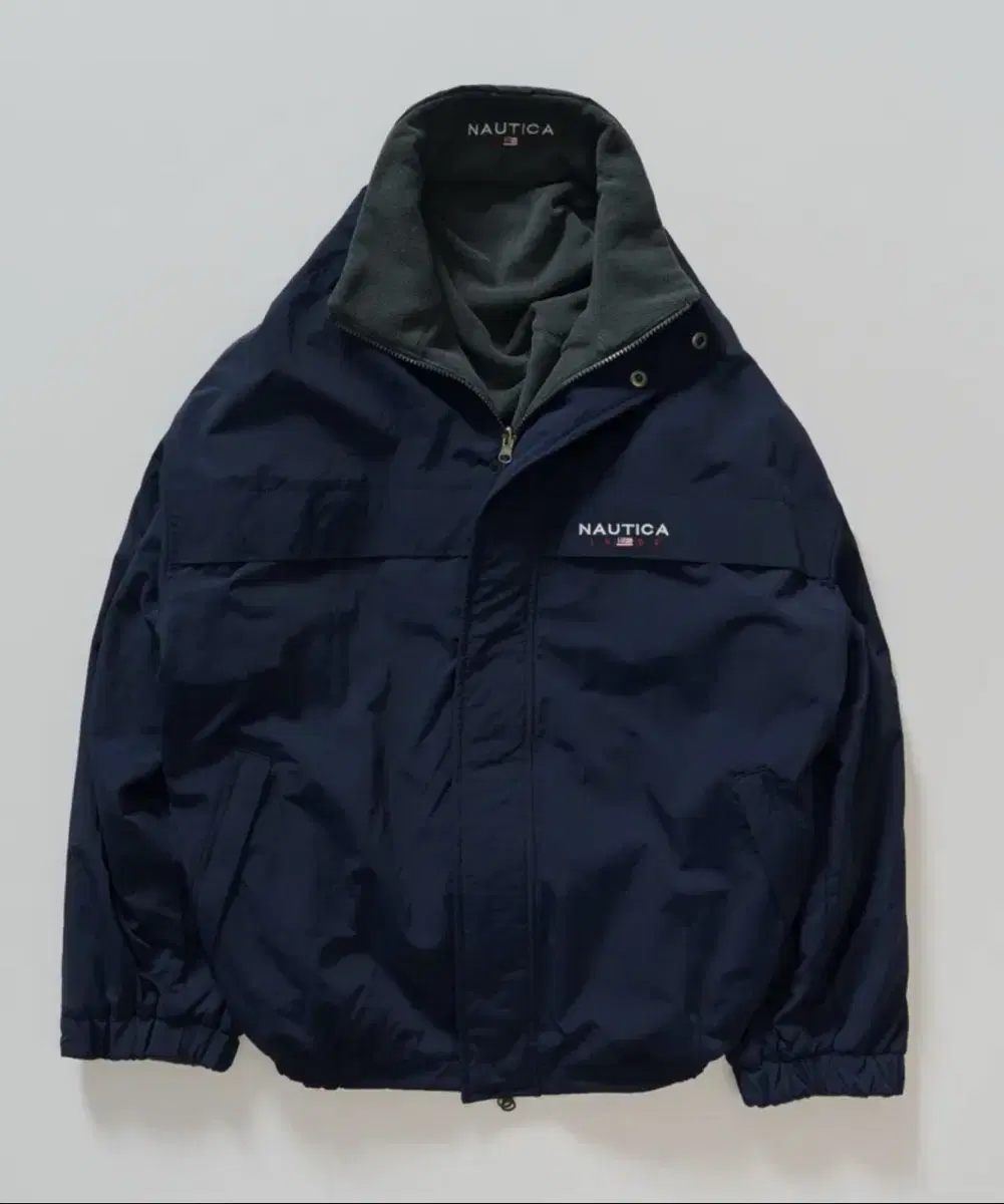 Nautica 83Flag Reversible Yacht Parka in Dark Navy