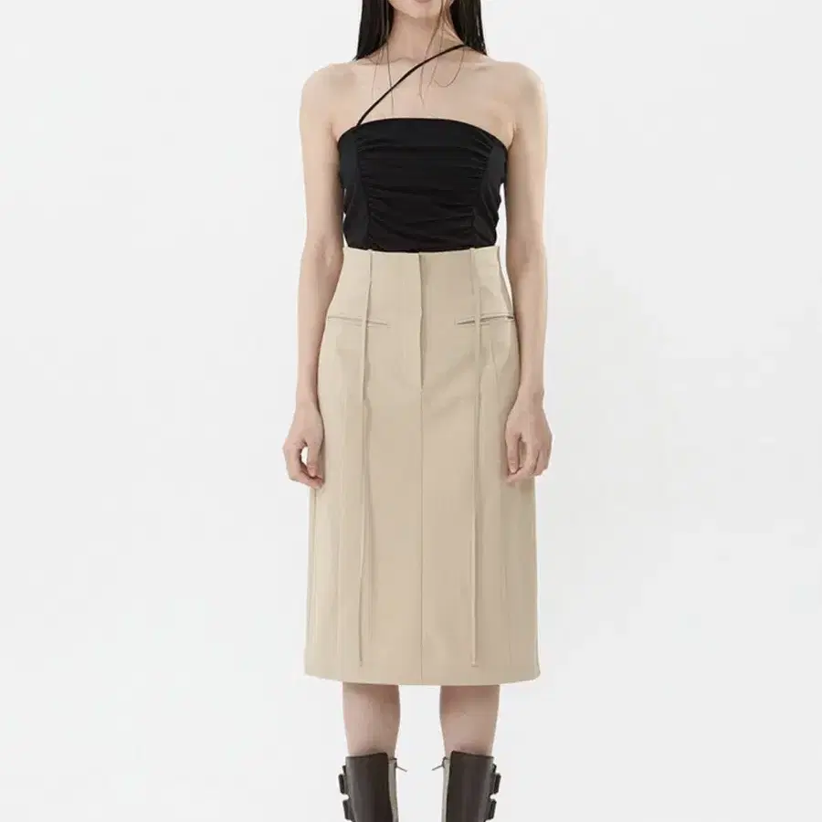 더오픈프로덕트 Belt Loop Strap Skirt