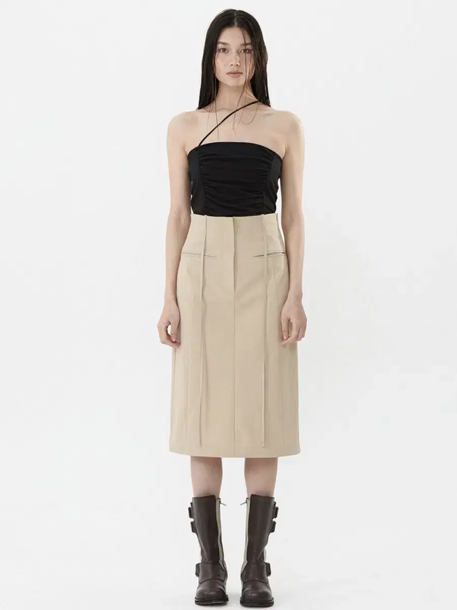 더오픈프로덕트 Belt Loop Strap Skirt