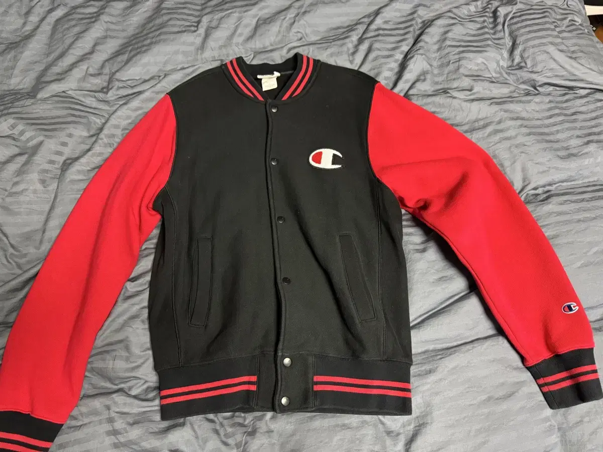 Champion Reverse Weave Varsity Jacket M