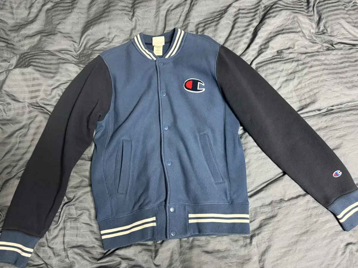 Champion Reverse Weave Varsity Jacket M