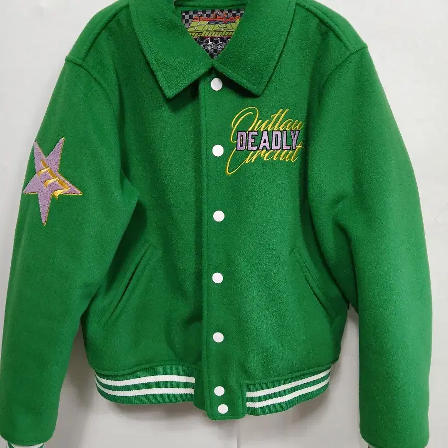 스컬프터 Varsity Standard Jacket Green M