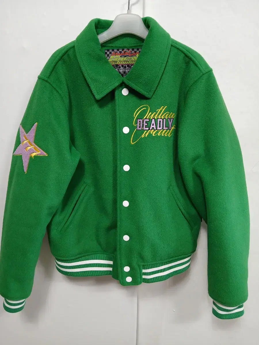 스컬프터 Varsity Standard Jacket Green M