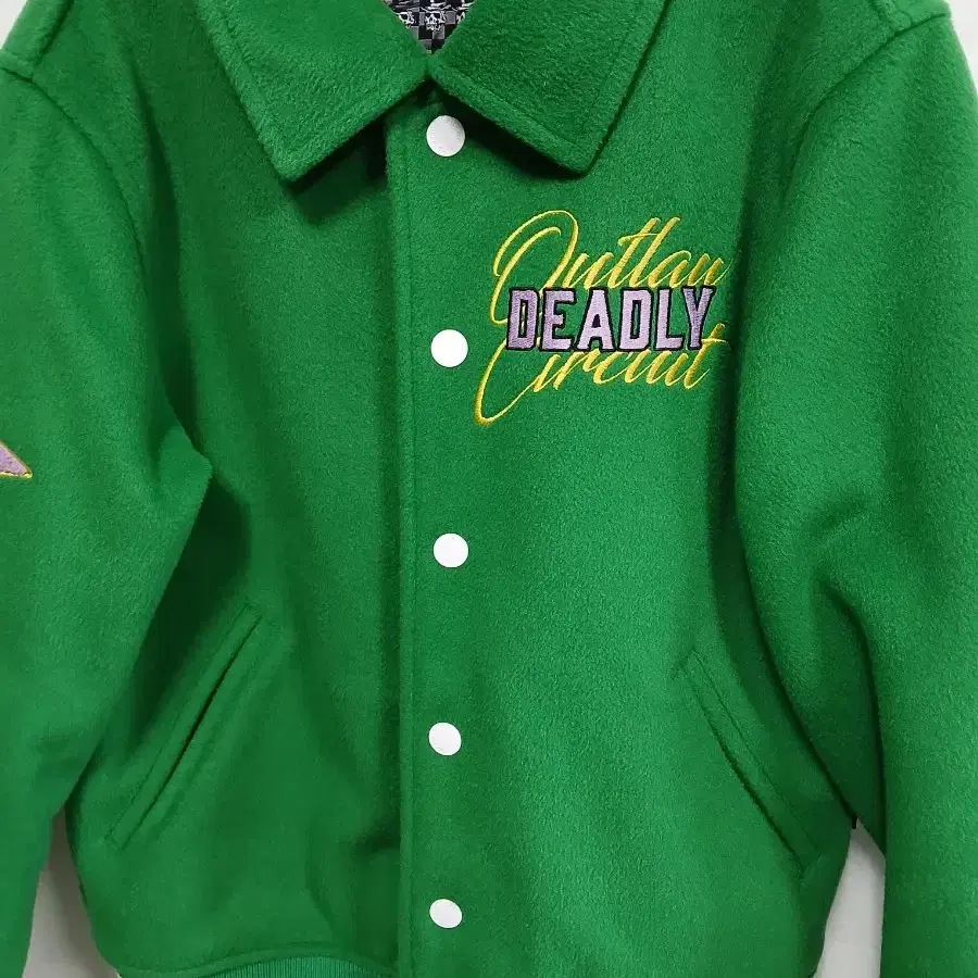 스컬프터 Varsity Standard Jacket Green M