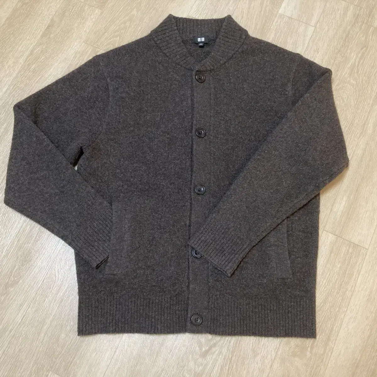 Uniqlo Souffleyan Cardigan M Brown