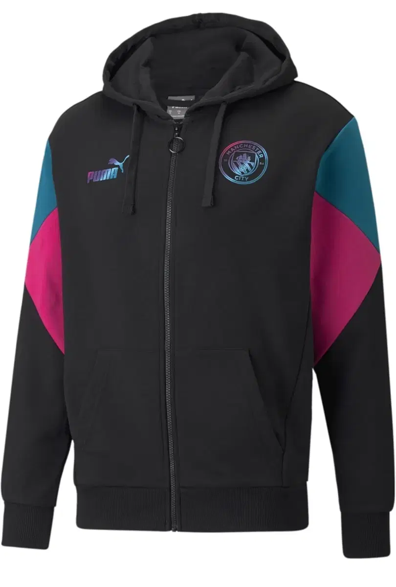 Puma Manchester City Draping Hoodie Zip Up