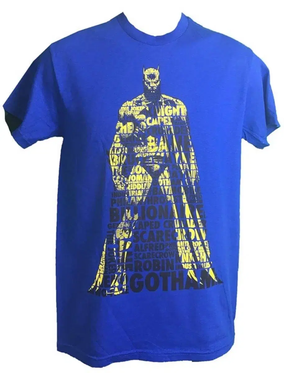 New Arrivals Officially Licensed Batman T-Shirt Farm from Onda, USA