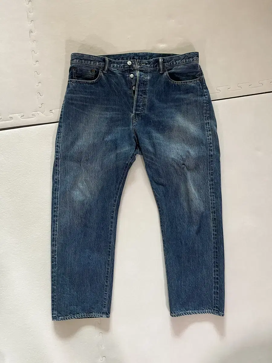 A.PRESSE Apres-Season Washed Wide Denim for Sale