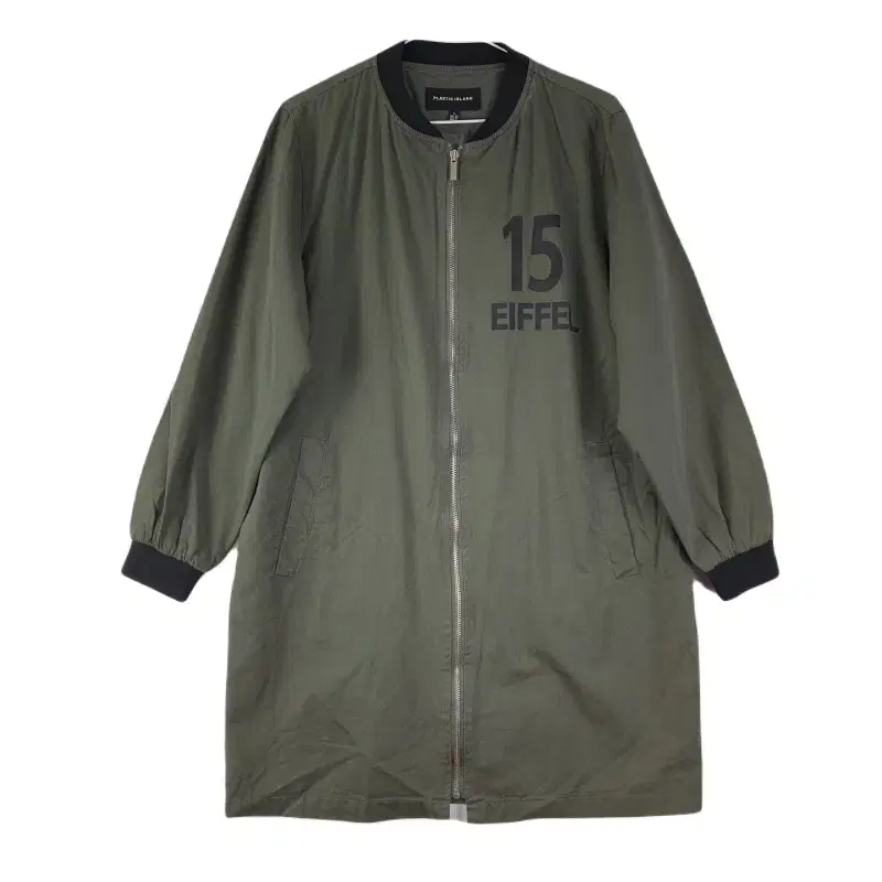 E8556 PlasticIreland Women's S Lettering Khaki Jacket/Dirk