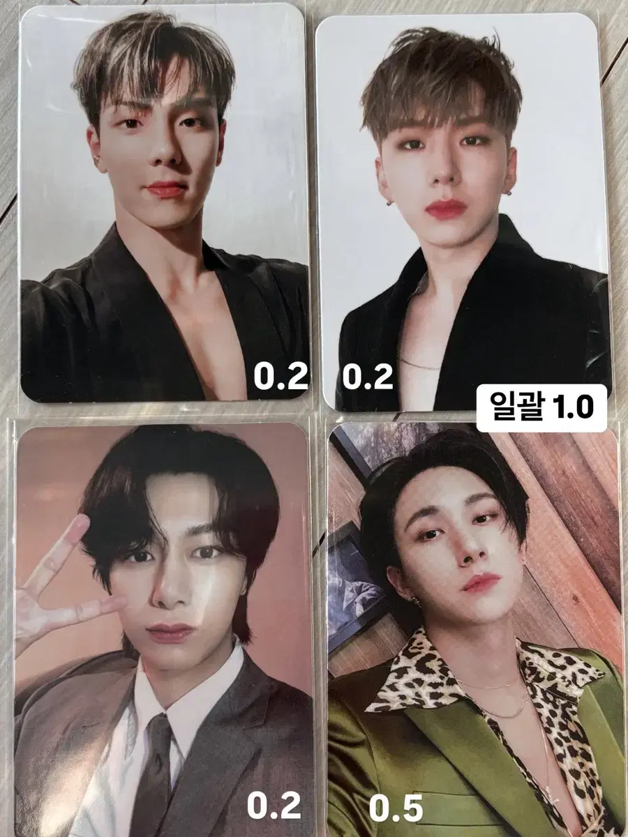 monsta x lovekilla shownu kihyun hyungwon changkyun photocard fatal love