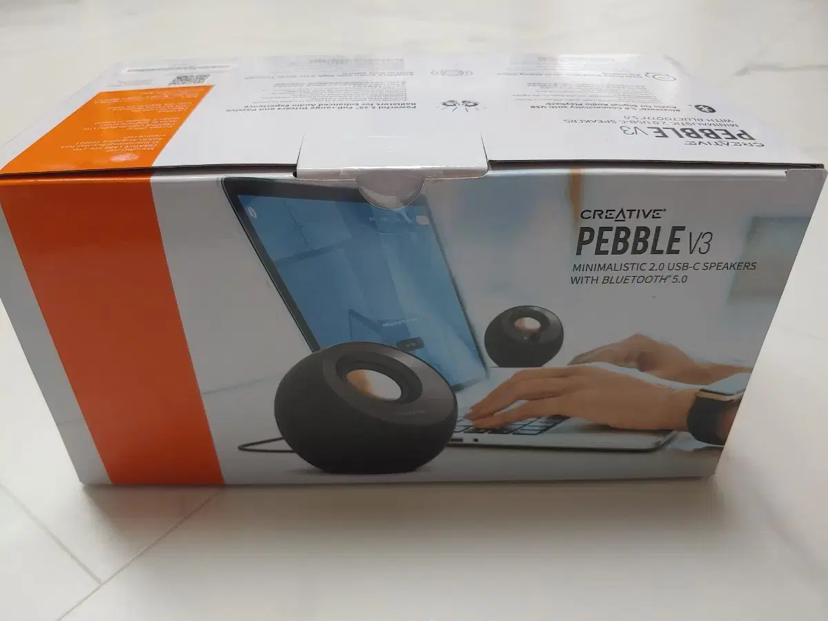 PEBBLE V3 스피커(미개봉박스풀셋)