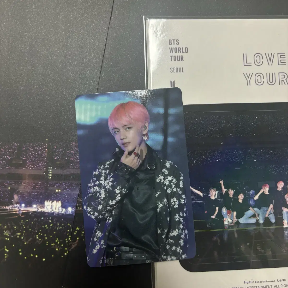 방탄소년단 bst lys 콘서트 럽셀콘 디비디 dvd 뷔 태형 지민 포카