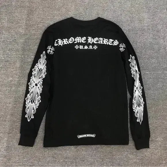 Chrome hearts Long sleeve black crew neck sweatshirt hoodie Chrome hearts