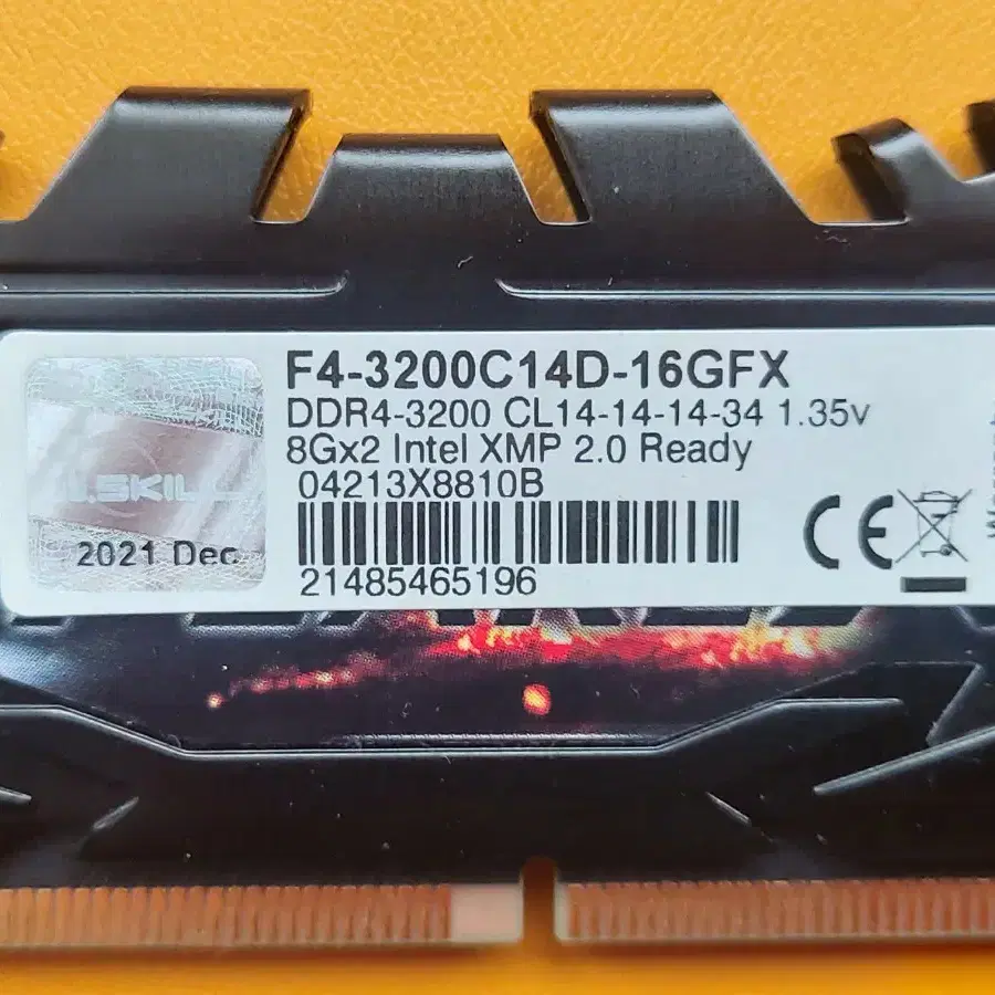 지스킬 Ddr4 램 3200 cl14 8*2(16g) 팝니다