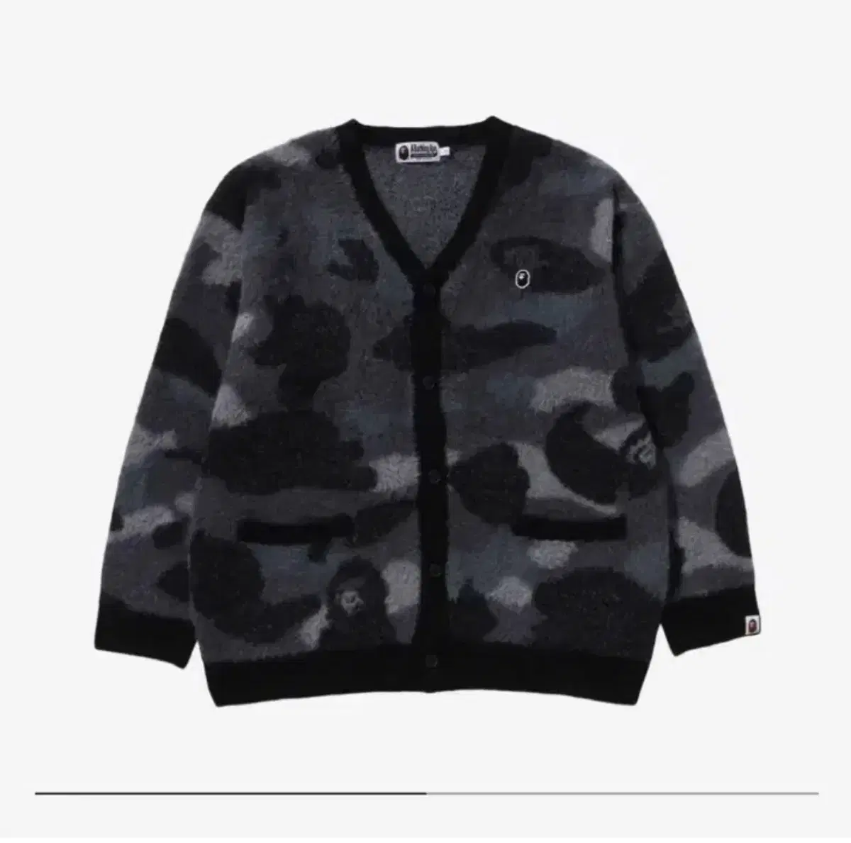 Vape Color Camo Cardigan Black (XL)