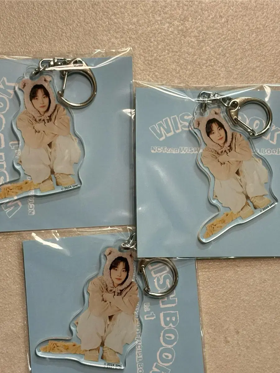 NCT Wish Japan Membership keyring Riku