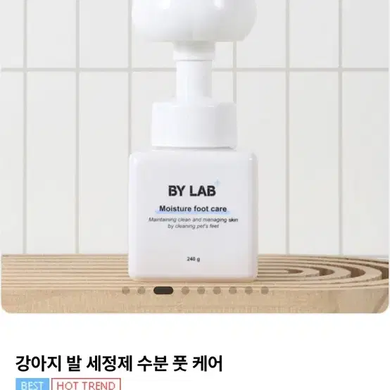 강아지발세정제 바이랩 새상품