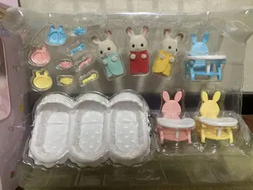 실바니안 패밀리 세-204 쇼콜라 토끼 미츠고짱 돌보미 세트