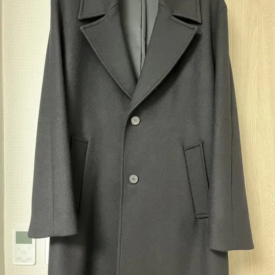 소신 코트 MTR Wool Single Coat (Black) M사이즈