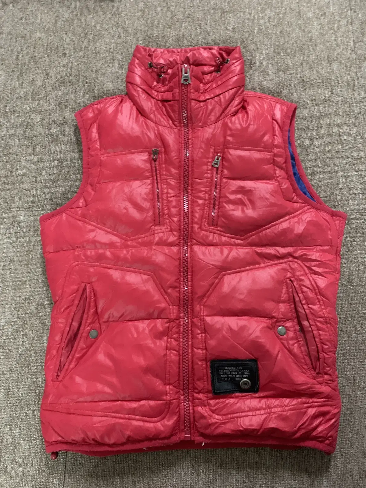 S) Diesel Diesel Poly Duck Down Vest Puffer Vest