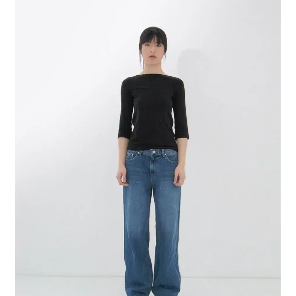 REPOS 리포스 데님 Low rise denim pants M 미드블루