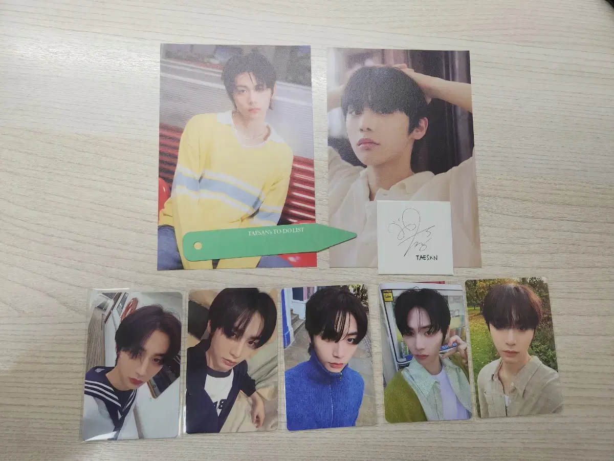 boynextdoor taesan postcard photocard wts