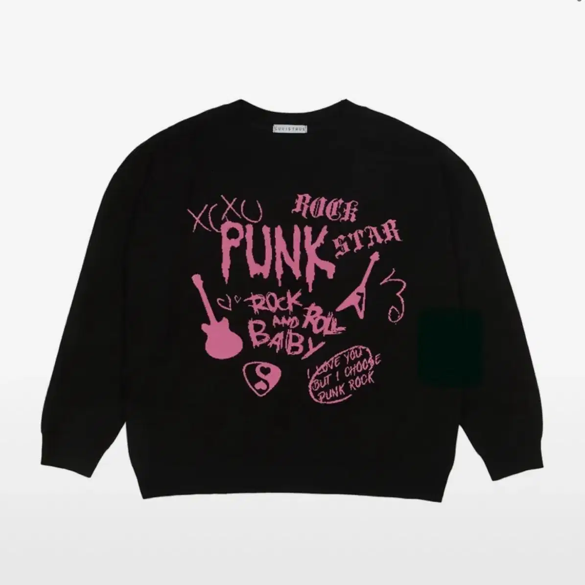 러브이즈트루 펑크 니트 블랙 OT PUNK KNIT BLACK