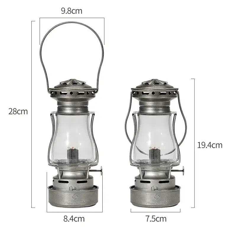 ThousWinds 캠핑 파라핀 랜턴 2개 팝니다.