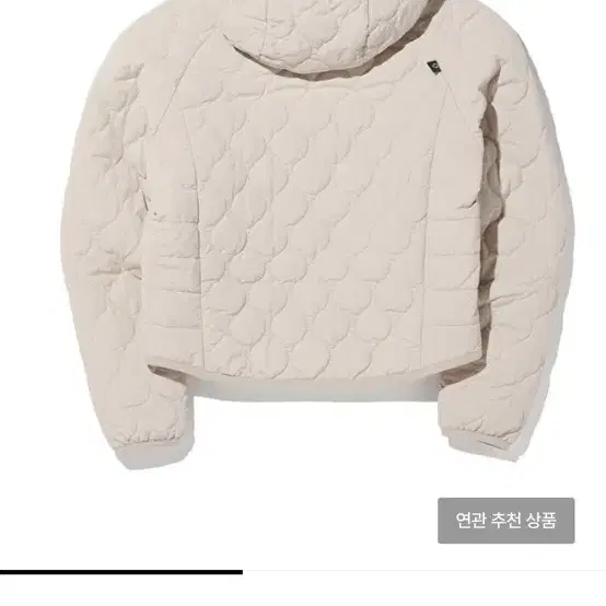 미스치프 QUILTED HOODED JACKET (IVORY) MSCHF