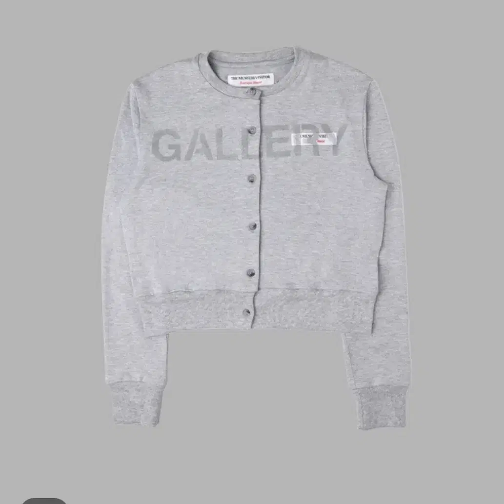 더뮤지엄비지터 SPRAYED GALLERY CARDIGAN