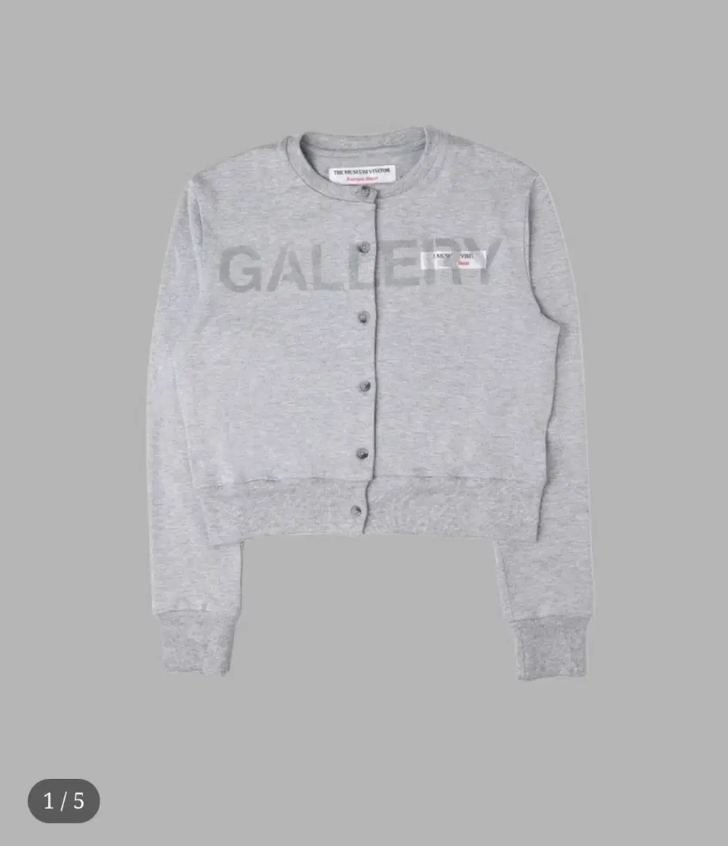 더뮤지엄비지터 SPRAYED GALLERY CARDIGAN