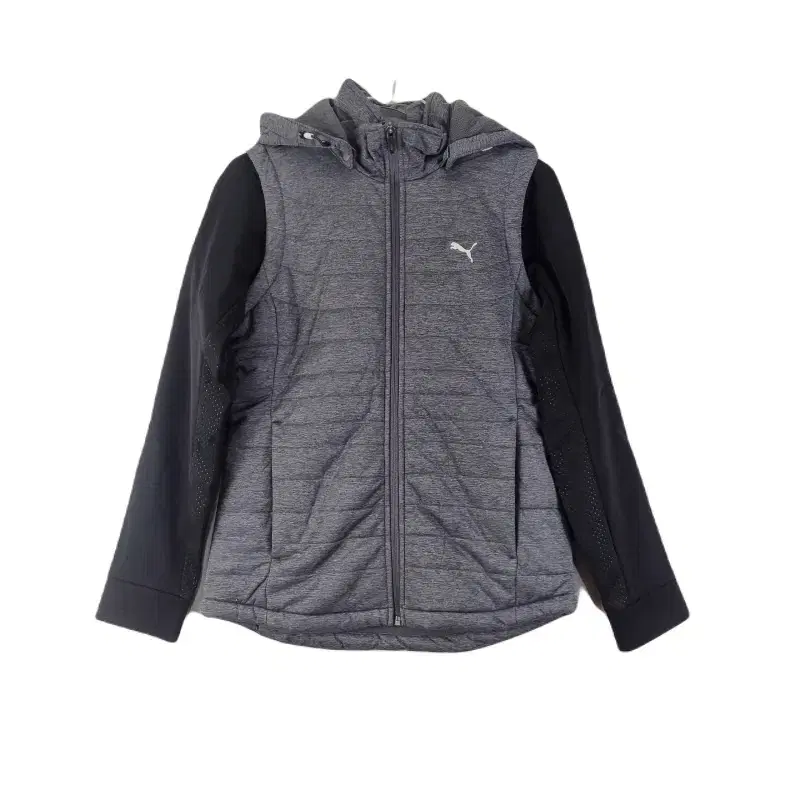 E8606 PUMA Womens 90 Grey Lightweight Quilted Hooded Jacket/Dirk