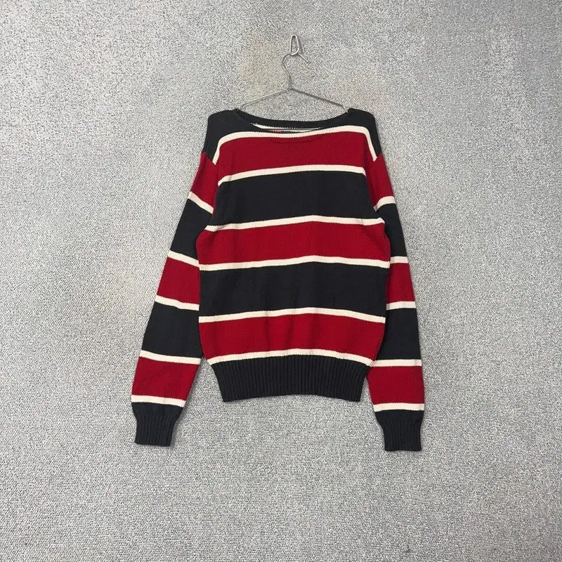 Polo New Striped Red Cotton Knit L