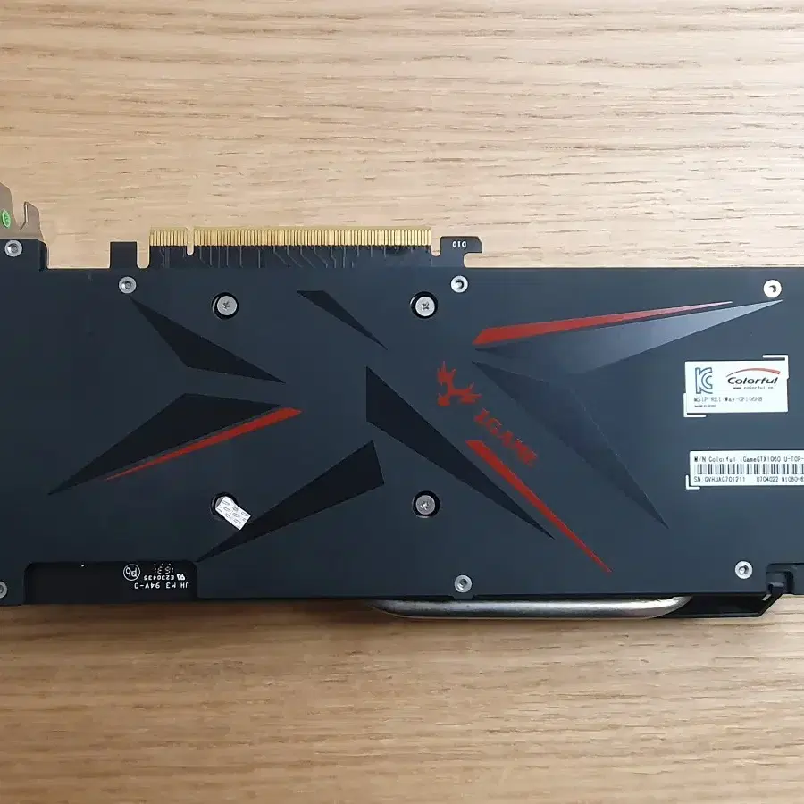 컬러풀 gtx1060 6g 3팬 그래픽카드