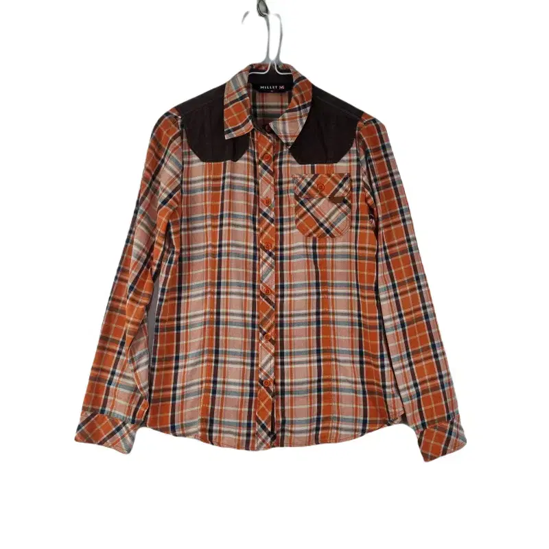 E8628 MILLET Women's 90 Orange Check Outdoor Southern/Dark