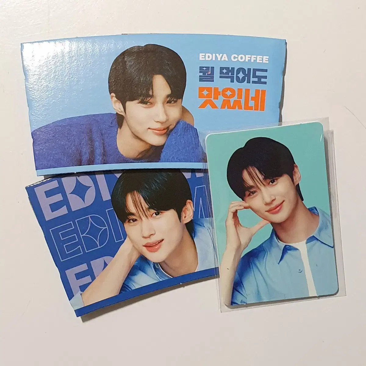 Byun Wooseok Idiya Photo Card Cup Holder New